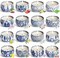 YOROXRG Scented Candles Gifts Set 16 Pack Soy Wax Travel Tin Jar Candles for Home 2.5 OZ for Mom for Christmas, Birthday, Thanksgiving, Mother's Day